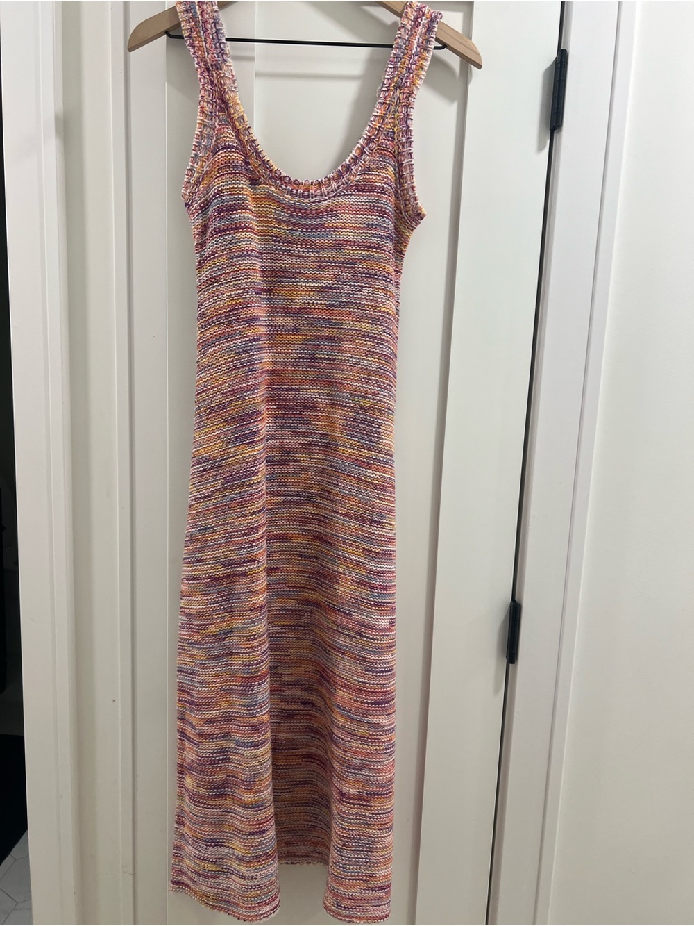 Tuckernuck Multicolor Striped Sleeveless Knit Midi Dress